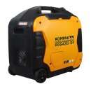 KOMPAK Dual Fuel Inverter Gas Benzin 4200 Watt Stromaggregat 230V