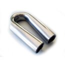 Pipe thimble stainless steel aisi 316 for plastic ropes