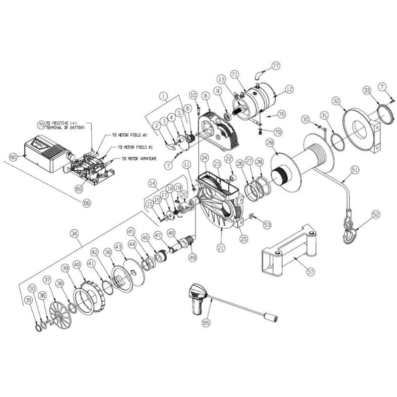 Spare parts for WARN winches