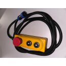 Warrior cable remote control with emergency stop 230V Air Socket