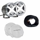 Bundle Deal: 2x X-Type 5-Inch + Wiring Harness + Cover clear