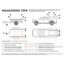 Front Runner Pickup Canopy / Trailer with OEM Track Slimline II Roof Rack Kit / 752 mm (L) x 1255 mm (W)