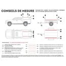 Front Runner Pickup Canopy / Trailer with OEM Track Slimline II Roof Rack Kit / 1762 mm (L) x 1255 mm (W)