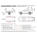 Front Runner Pick-Up Hardtop / Anhänger mit OEM Schiene Slimline II Dachträger-Kit / Hoch / 1358 mm (L) x 1165 mm (B)