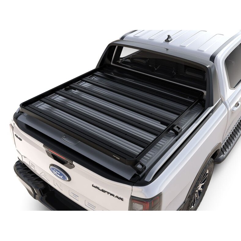 Front Runner Ford Ranger T6.2 Wildtrak Double Cab with OEM Roll Cover (2022 - Current) Slimline II Load Bed Rack Kit