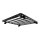Front Runner Slimline II Kit mit Grab-on Befestigungsfüße - 1255mm (B) x 1358mm (L) / B