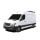 Mercedes-Benz Sprinter 128in / 144in / 170in / L1 / L2 / L3 / SWB / MWB / LWB ohne OEM Schienen (2006 - Heute) Slimline II 1/4 Dachträger Kit / Hoch