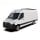 Mercedes-Benz Sprinter 170in / L3 / LWB ohne OEM Schienen (2006 - Heute) Slimline II Dachträger Kit