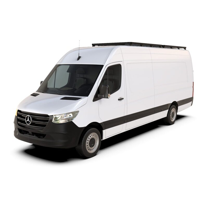Mercedes-Benz Sprinter 170in / L3 / LWB mit OEM Schienen (2006 - Heute) Slimline II Dachträger Kit / Hoch