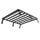 Front Runner Pickup Roll Cover Slimline II Load Bed Rack Kit / 1560 mm (L) x 1425 mm (W) / High
