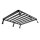 Front Runner Pick-up Rollcover Slimline II Ladeflächenträger-Kit / 1560 mm (L) x 1475 mm (B) / Hoch