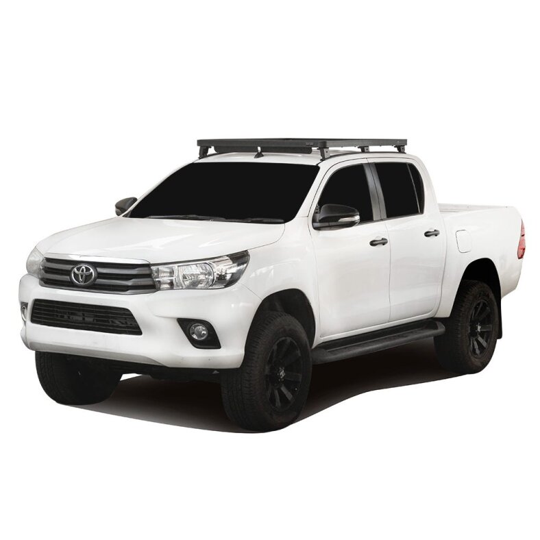Front Runner Toyota Hilux Revo DC (2016 - Heute) Slimline II Dachträger-Kit / Schienen- und Befestigungsfuß-System