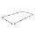 Front Runner Expedition Rail Kit / Full Perimeter - for 2570 mm (L) x 1255 mm (W) Roof Rack