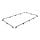 Front Runner Expedition Rail Kit / Full Perimeter - for 2368 mm (L) x 1345 mm (W) Roof Rack