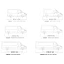 Front Runner Mercedes-Benz Sprinter (L4H2 / 170 in XLWB / High Roof) (2006 - Current) Slimpro Roof Rack Kit