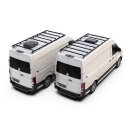 Volkswagen Crafter (L3H2 / MWB / OEM Schiene) (2017 - Heute) Slimpro Dachträger Kit