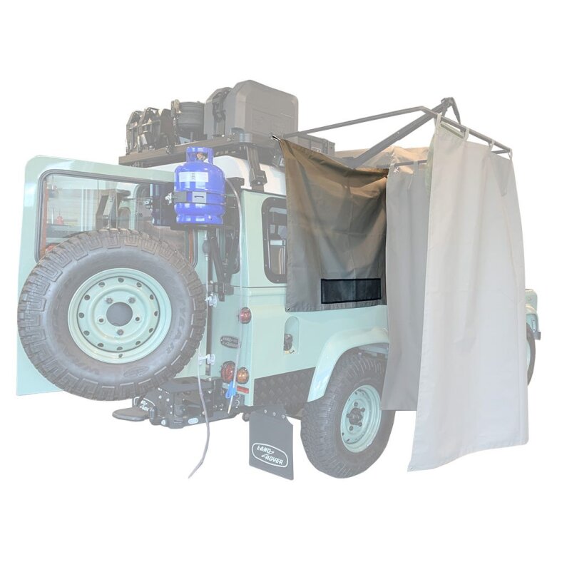 Front Runner Shower Cubicle Curtain with Storage