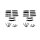 Front Runner Hard-Shell Tent Mounts / Set of Four