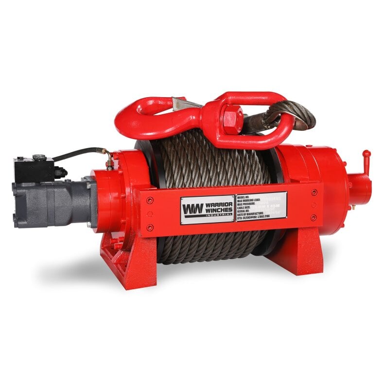 Warrior 20JR Industrial 20-Ton Hydraulic Winch