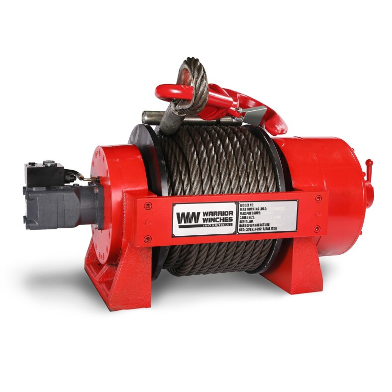 Warrior 25JR Industrial 25-Ton Hydraulic Winch