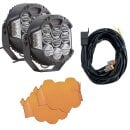 Value Set: 2x RAVE-X 7 inch WHITE + Wiring Harness +...