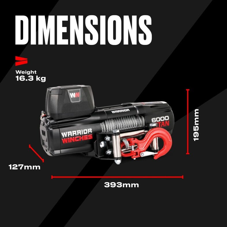 Titan 6000lb Electric Winch