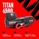 Titan 4500lb 12V Elektrische Winde mit Synthetikseil