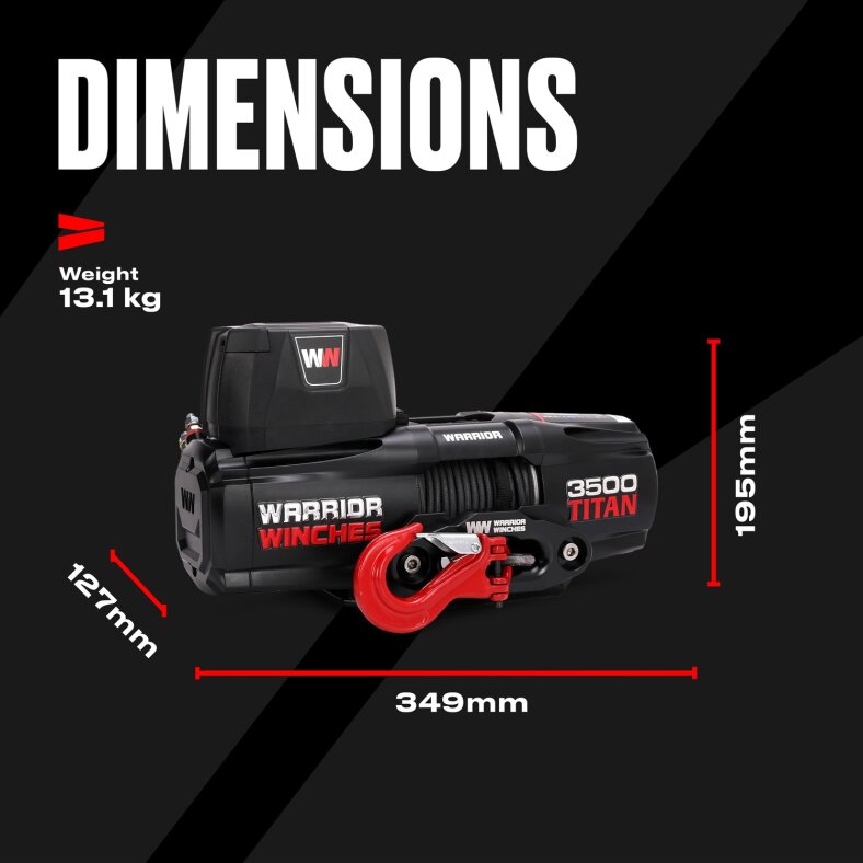 Titan 3500lb Electric Winch