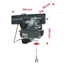 ANTWINCH Electric Hoist with Trolley including Wireless Remote Control 230V 300/600kg