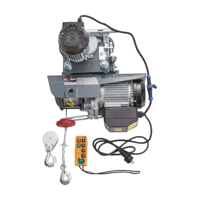 ANTWINCH Elektric Hoist with trolley incl. wireless remote 230V 500/990kg