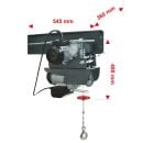 ANTWINCH Elektric Hoist with trolley incl. wireless remote 230V 500/990kg