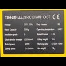 Elektrischer Kettenzug Bürstenlos Silent 10m Hubhöhe 200kg 230V
