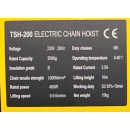 Elektrischer Kettenzug Bürstenlos Silent 10m Hubhöhe 200kg 230V