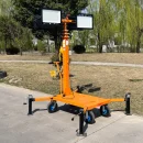 VOLTHERR Mobile LED Light tower Perimeter Lighting 1600 Watt 4.000m² Illumination