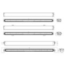 Flat-X 30 Inch 2-in-1 High Beam Lightbar Dual Power E-Approved