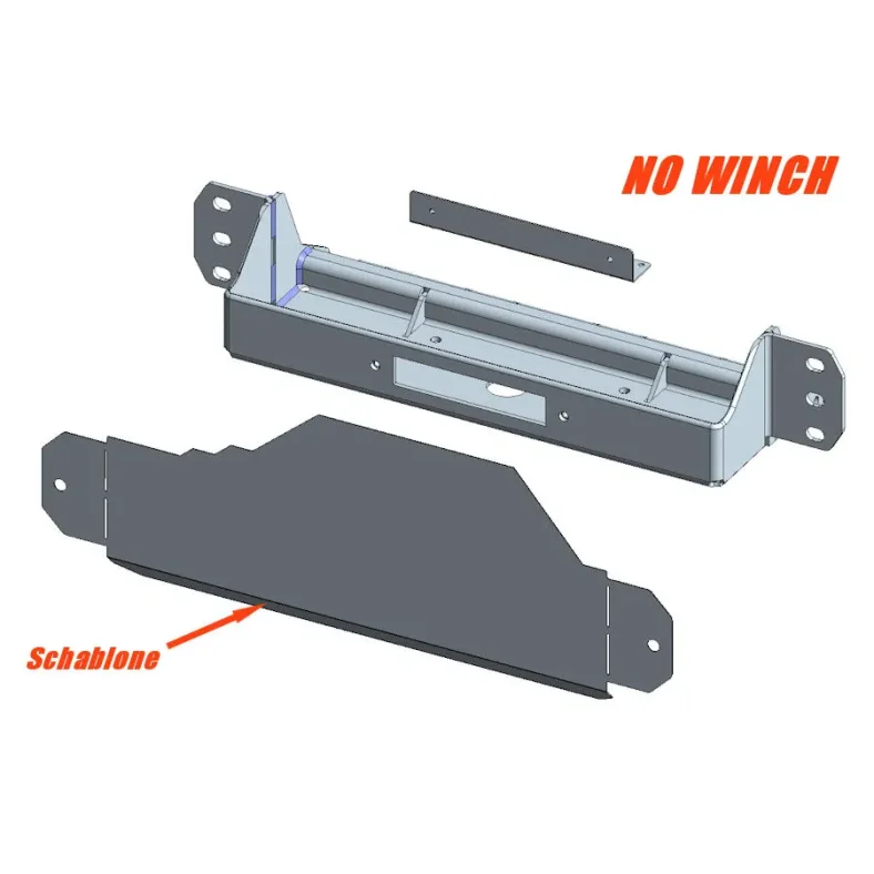 Winch attachment kit Iveco Daily Scam 4x4 2014-2018 without winch