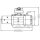 Electric winch runva 9500 Short Drum 4.3 t 12 v plastic rope