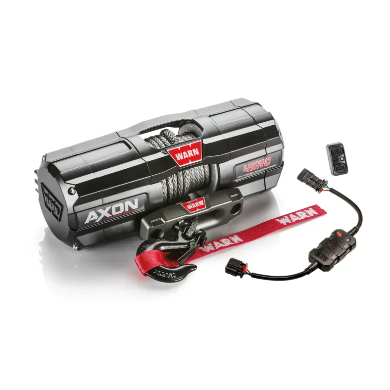 WARN Seilwinde AXON 45-RC 4500LB 2041Kg 15m Kunststoffseil 12V