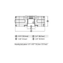 WARN Seilwinde AXON 45-RC 4500LB 2041Kg 15m Kunststoffseil 12V
