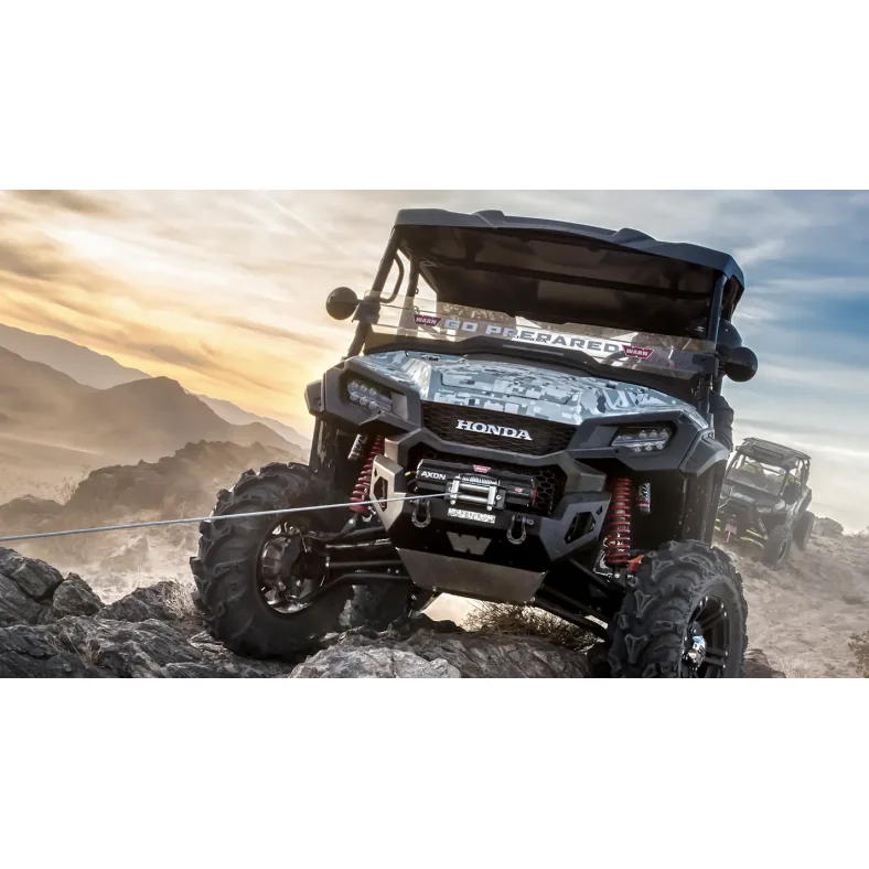 WARN Seilwinde AXON 35 3500LB 1588Kg 15m Stahlseil 12V Plow-Mode