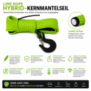 Lime Rope Kernmantel Windenseil 4mm x 20m Bruchlast 1400kg