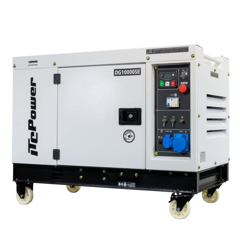 itc power diesel generator 8500 watt 230v