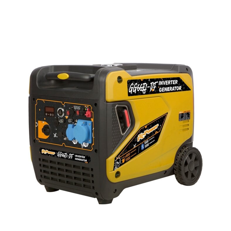 ITC Power GG66Ei-DF 6.5 kW Dual-Fuel Inverter Generator, Petrol/LPG, 230 V