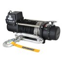 SUPERWINCH Tiger Shark 9500SR 12V Electric Winch, synthetic rope, 9,500 lb