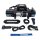 SUPERWINCH SX12SR Midnight Black 12V Electric Winch, synthetic rope, 12,000 lb