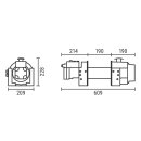 SUPERWINCH H10P-PRO Standard Hydraulic Winch, 9,479 lb