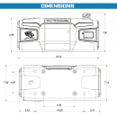SUPERWINCH Scorpion 10SR 12V Electric Winch, synthetic...