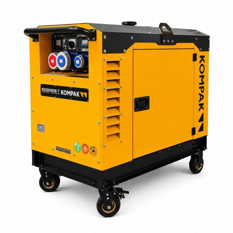 KOMPAK PREMIUM KD20000SE-T Full Power Diesel Generator 18.8 kVA | 230/400 V
