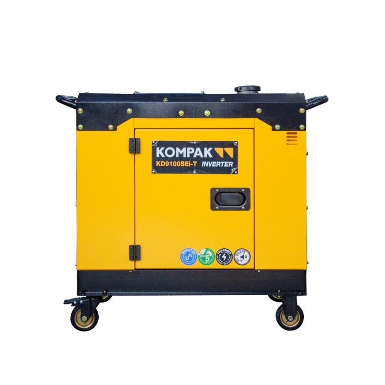 KOMPAK PREMIUM KD9100SEi-T Diesel-Inverter-Stromaggregat 8,1 kVA Full Power | 230/400 V
