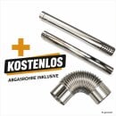 KOMPAK KPDH13 Diesel-Infrarot-Heizgerät 13 kW | App, Fernbedienung & Abgasführung